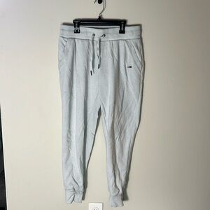 white sweatpants
